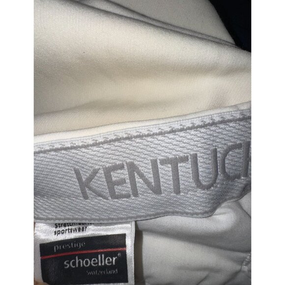 Equestrian Riding Pants Kentucky Schoeller Prestige Stretchy Sportswear White - Picture 2 of 9
